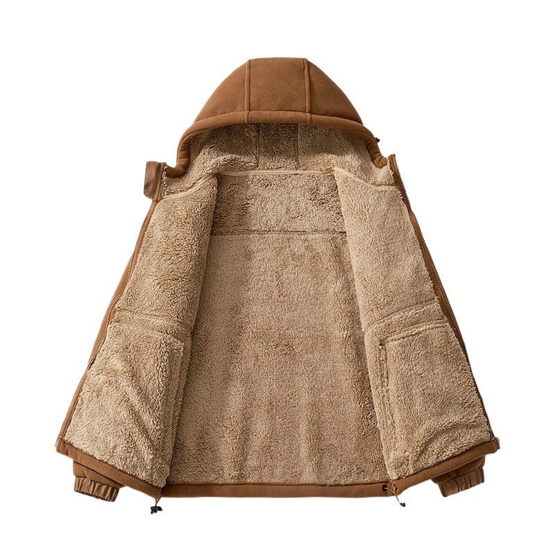Fleece with a plush lining