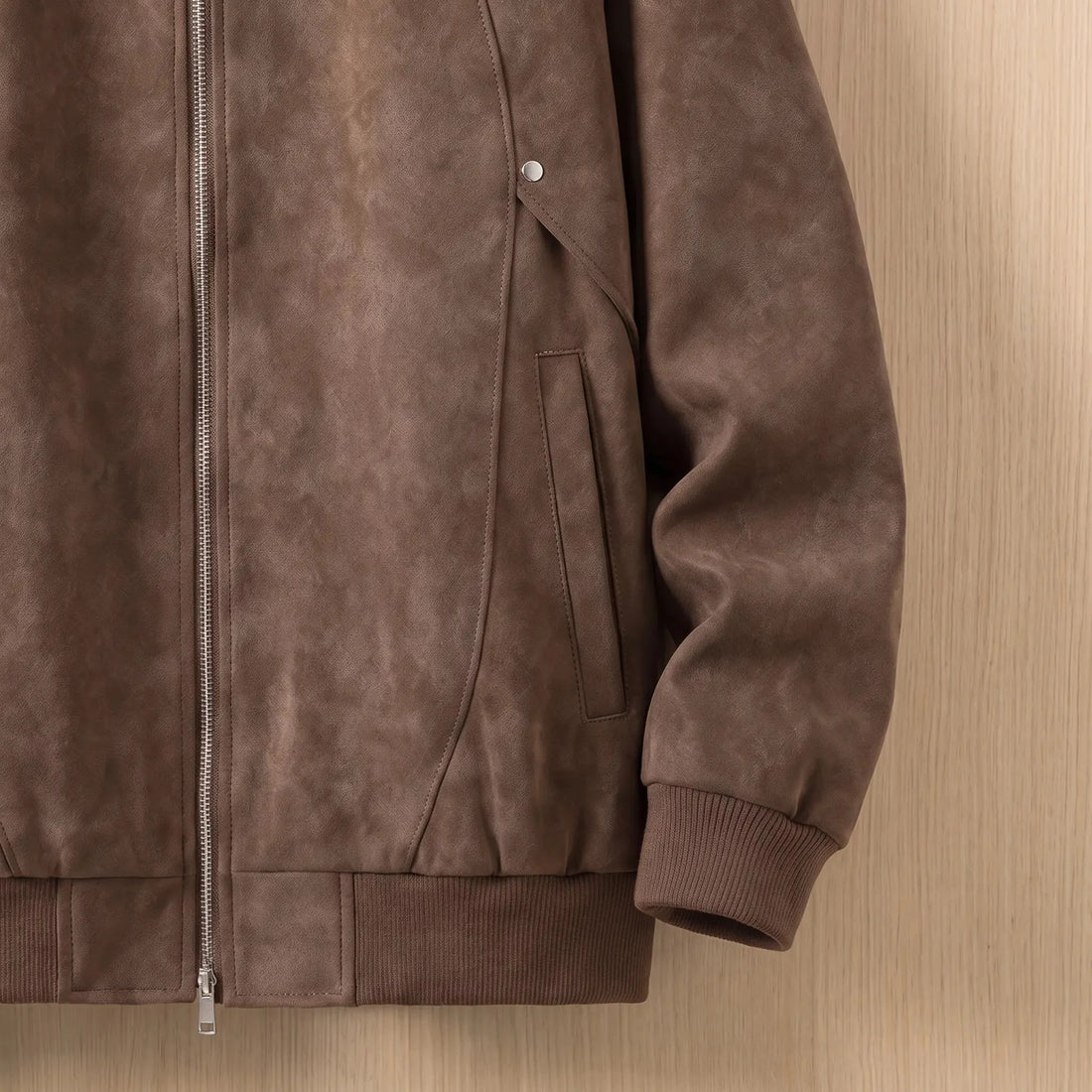 Pockets and ribbed trim