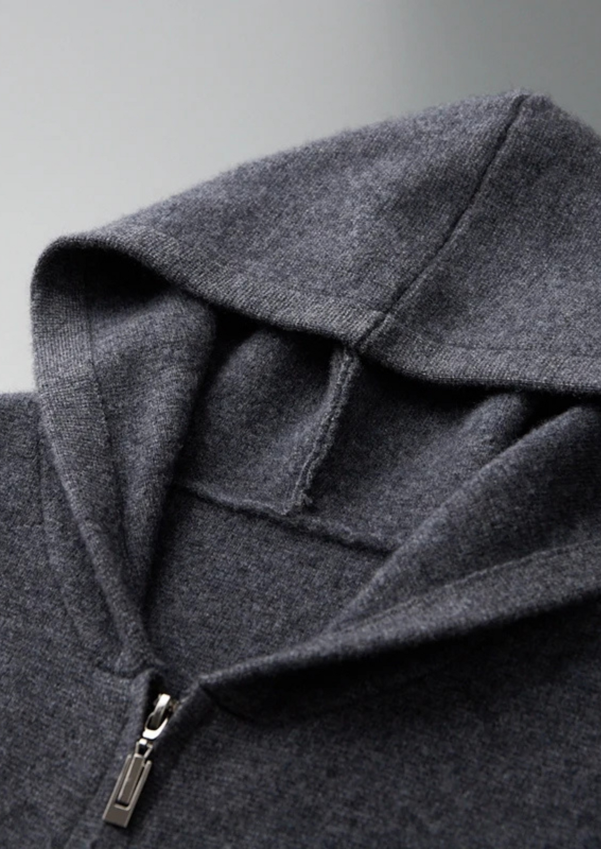 Men's knit zip-up hoodie - view 8
