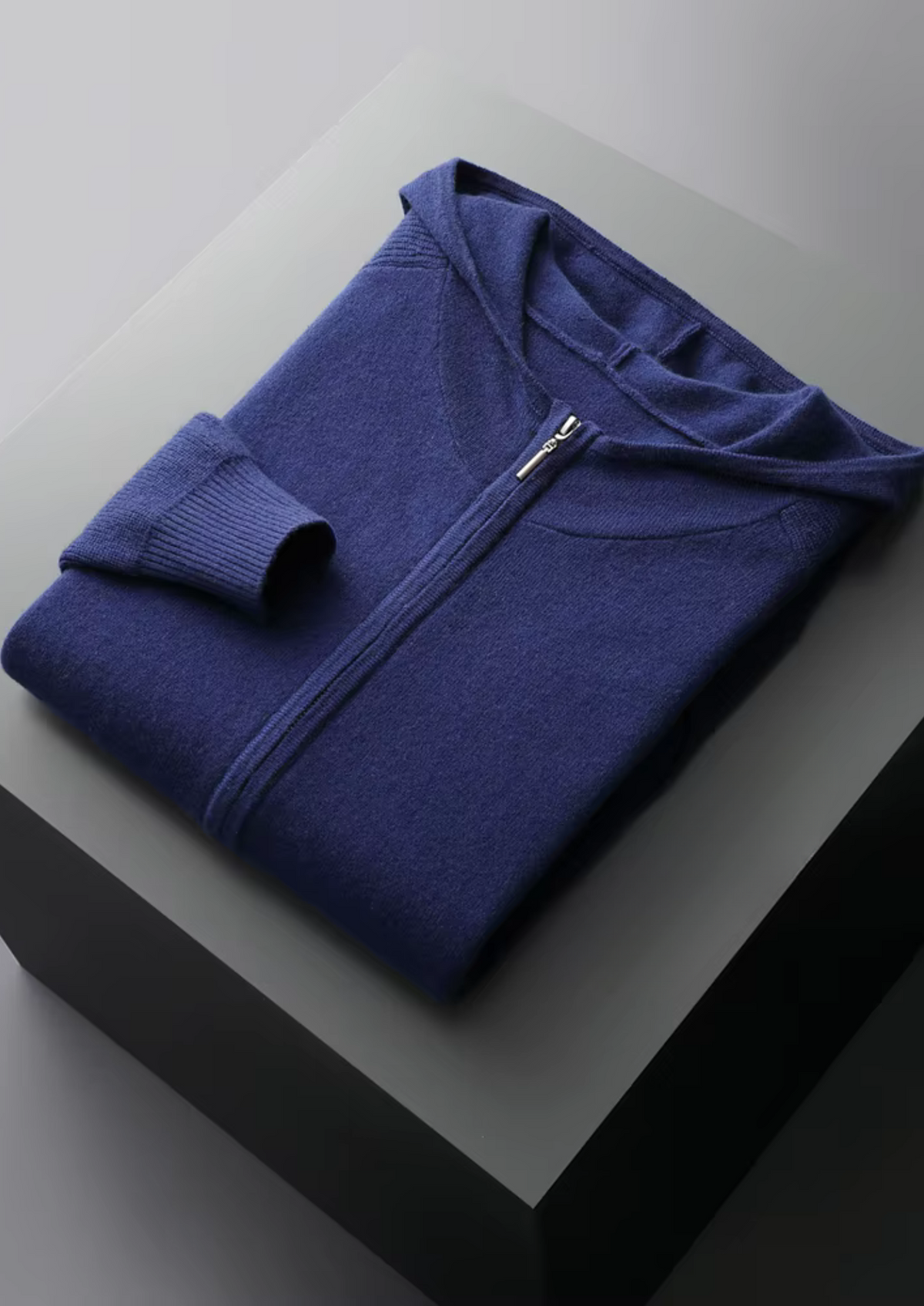 Men's zip hooded knit jacket and jogger set - view 12