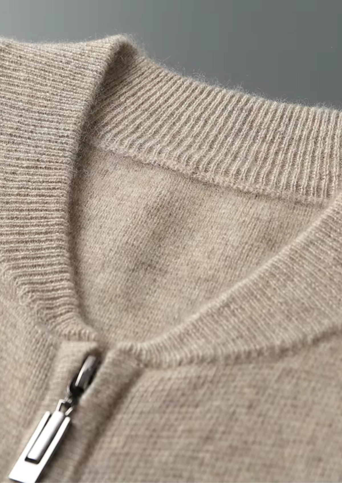 Men's zip-front knit jacket and trousers set - view 2