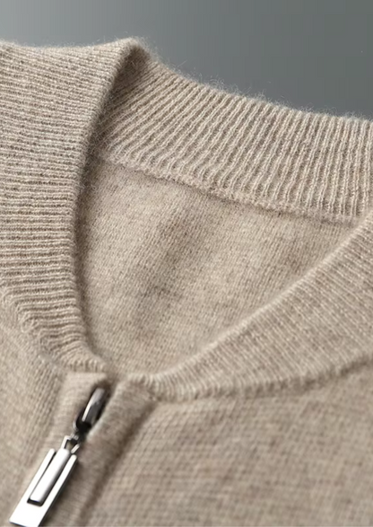 Men's zip-front knit jacket and trousers set - view 2