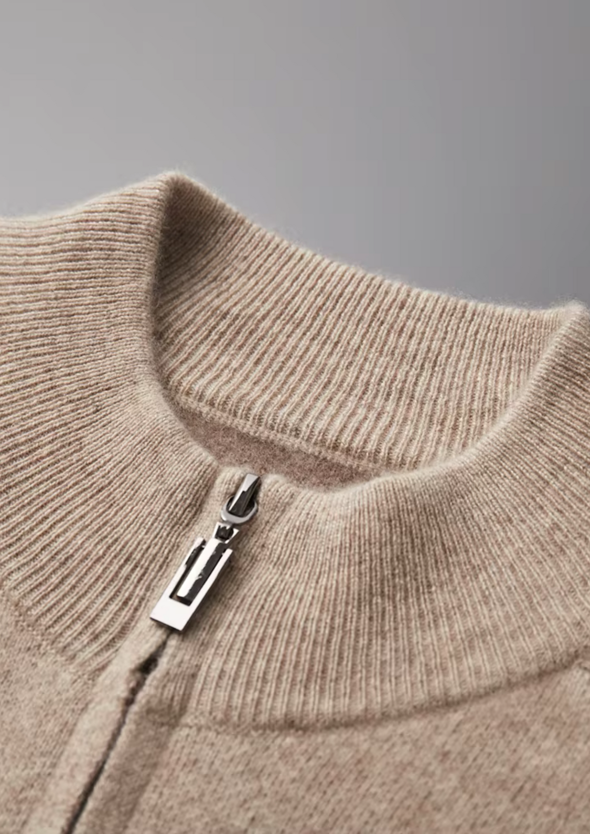 Men's zip-front knit jacket and trousers set - view 11