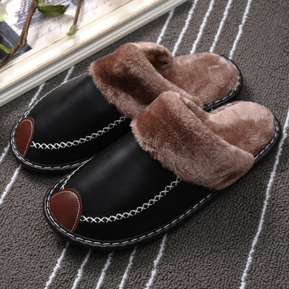 Garrison men's scuff slippers in Black 1