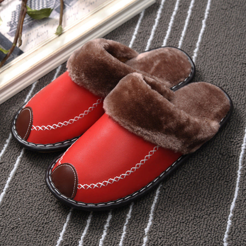 Garrison men's scuff slippers in Orange 1