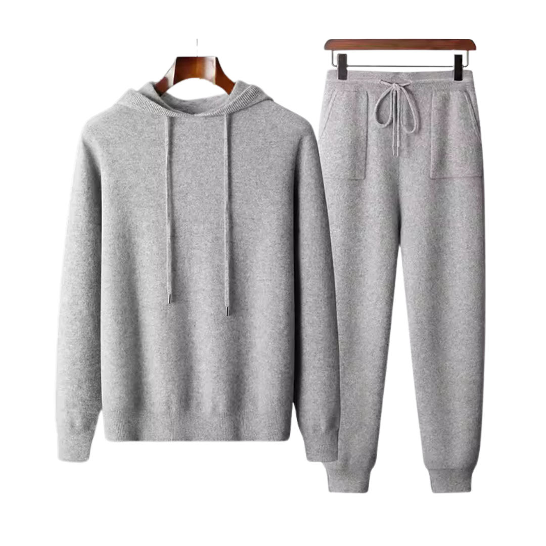 Men's hooded sweater and jogger set - view 1