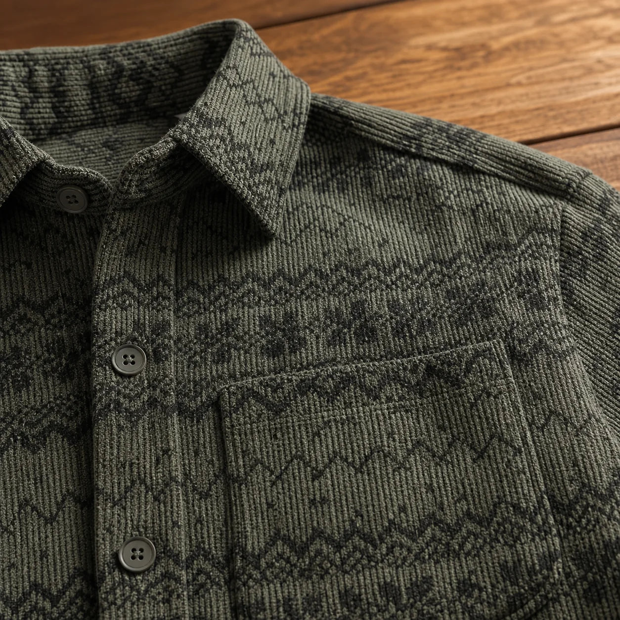 Alpine Weave Shirt Close Up