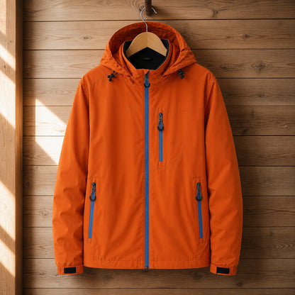 Alpine Windbreaker Jacket in Orange
