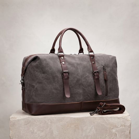 Ansel weekender duffle bag in Gray 1