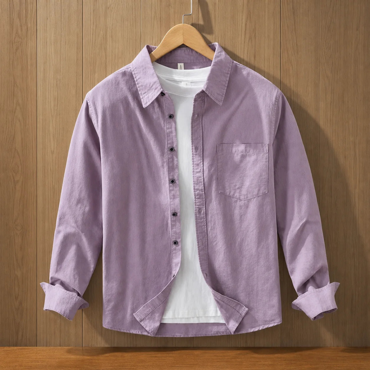 Braylen Casual Shirt Purple