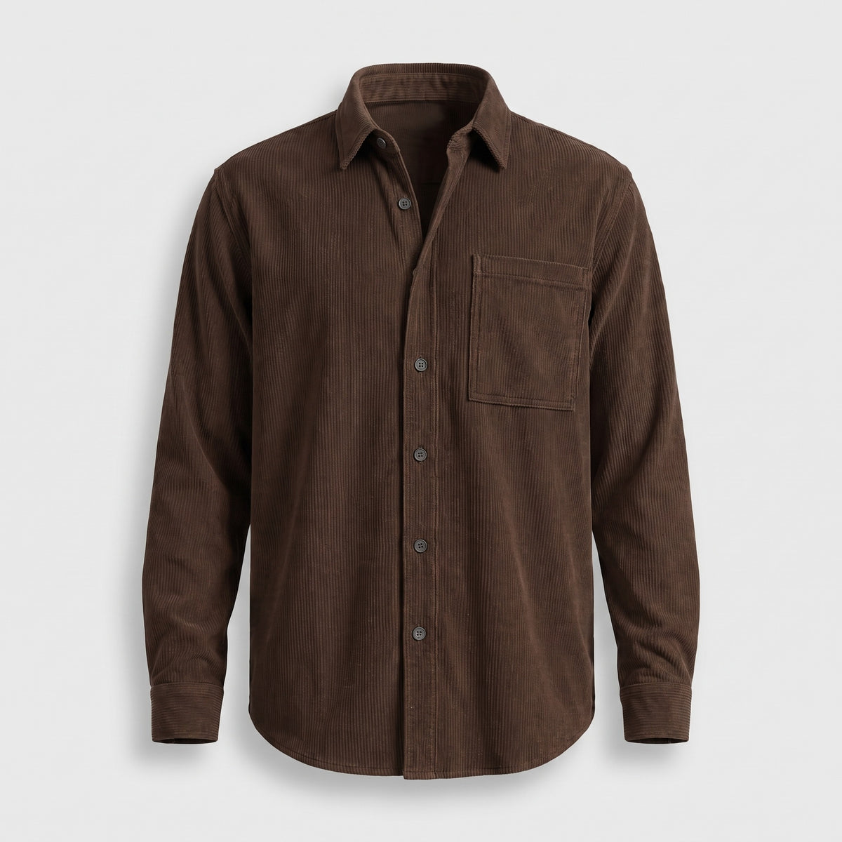 Brigham men's corduroy overshirts hero product only in Brown 0