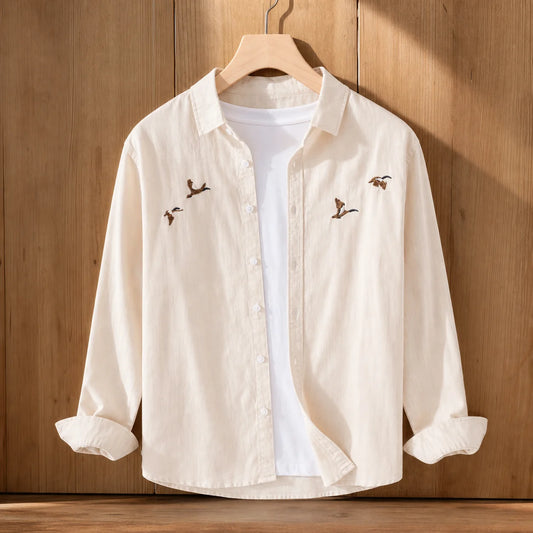 Coastal Breeze Shirt in Beige