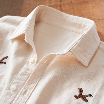 Coastal Breeze Shirt close-up quality detail