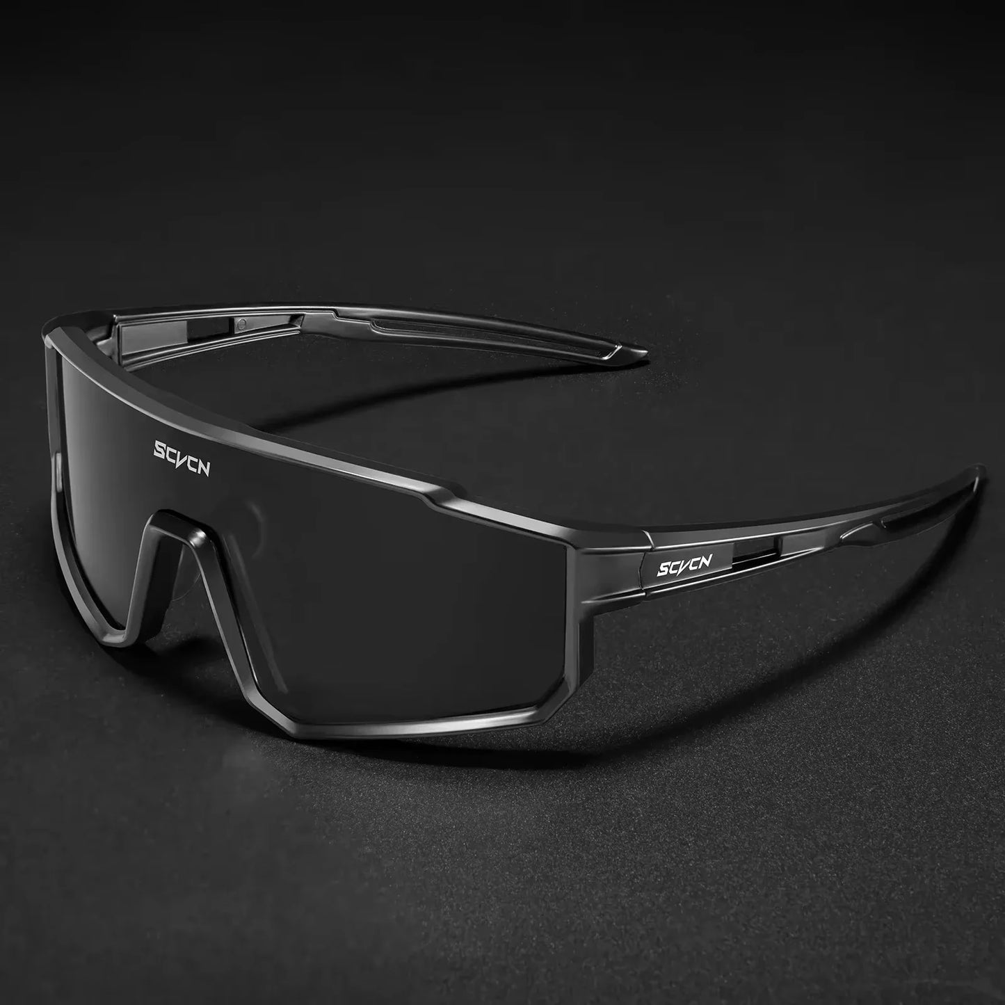Cycling Shield Sunglasses in Blue