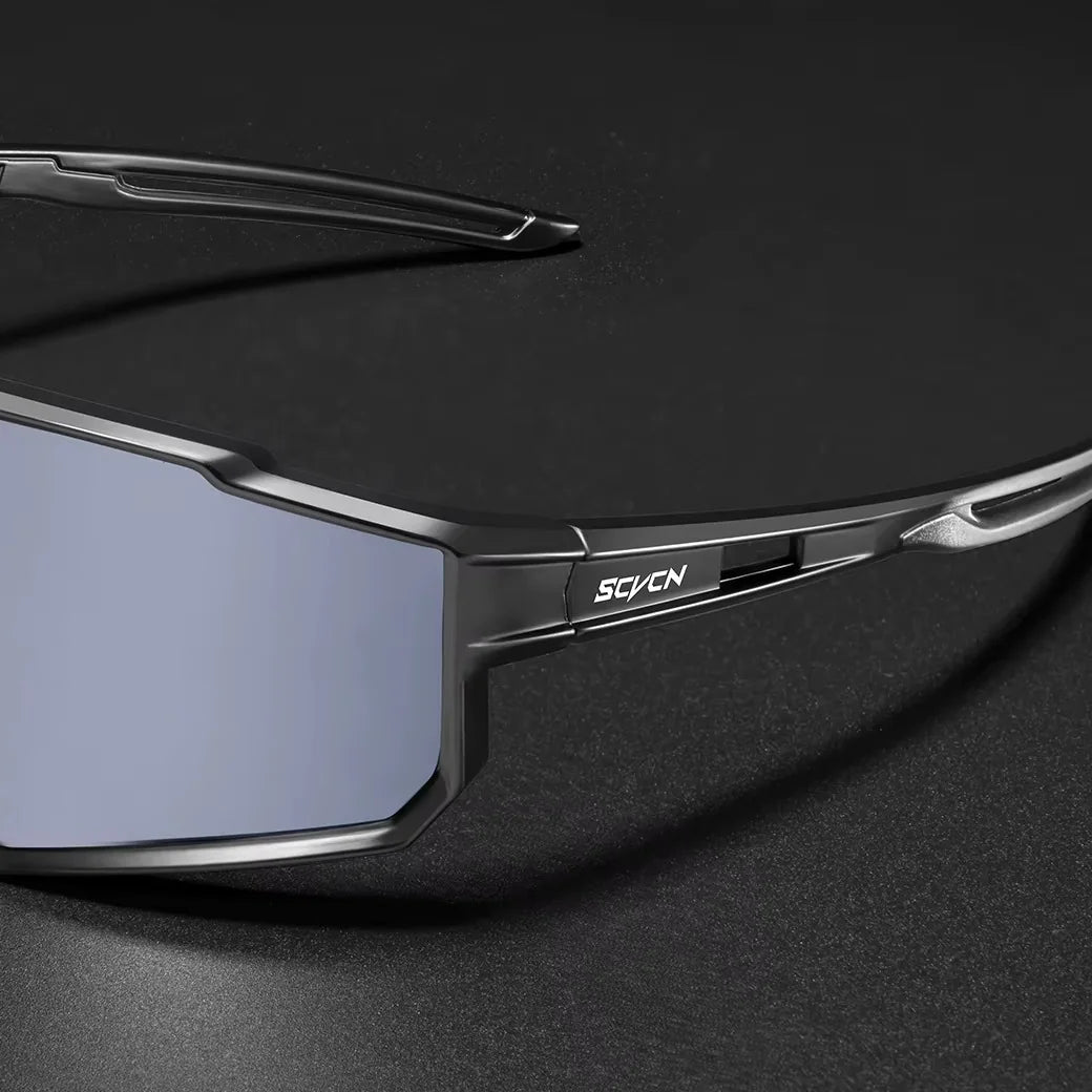 Cycling Shield Sunglasses close-up quality detail