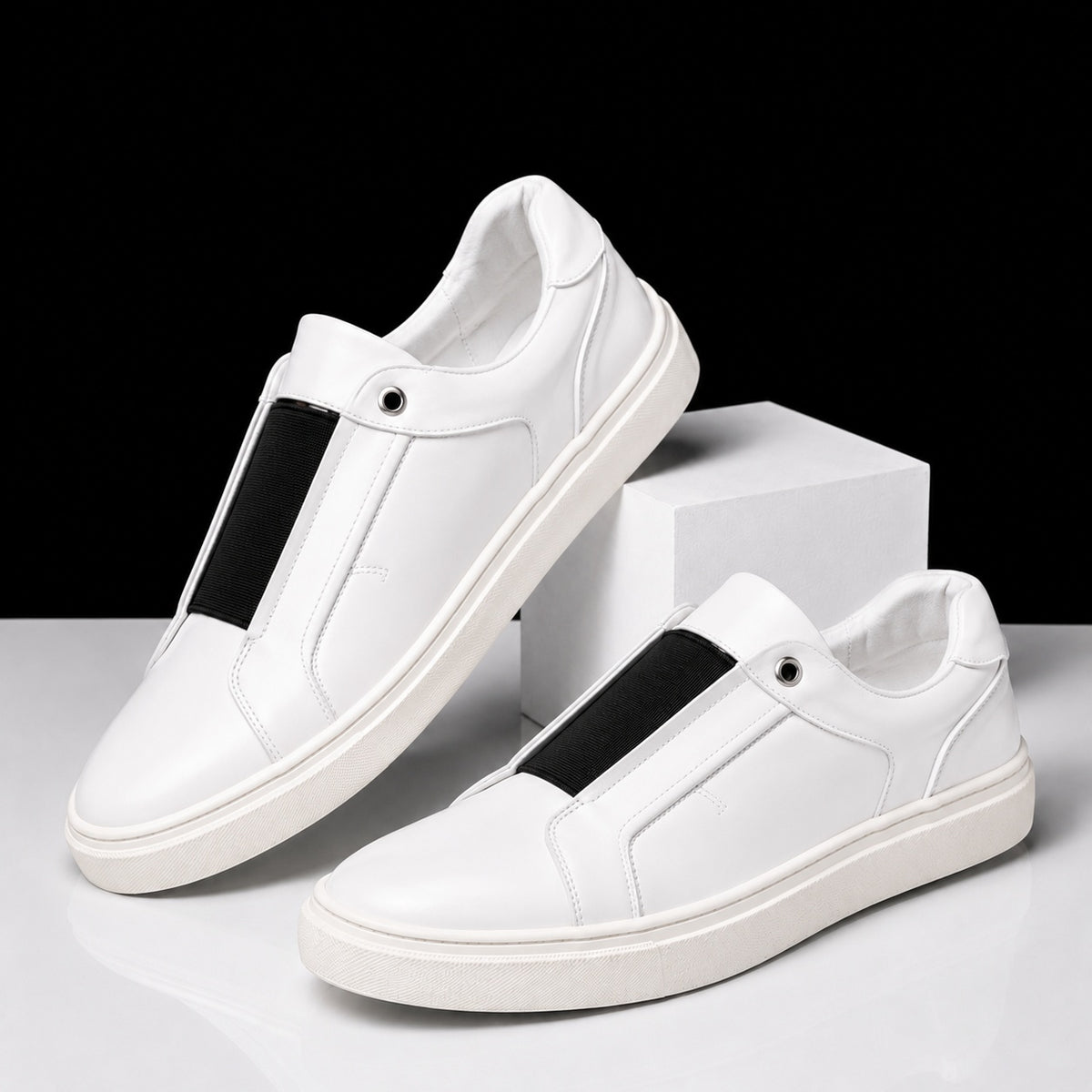 Additional view 3 of the Denby polished slip-on shoes