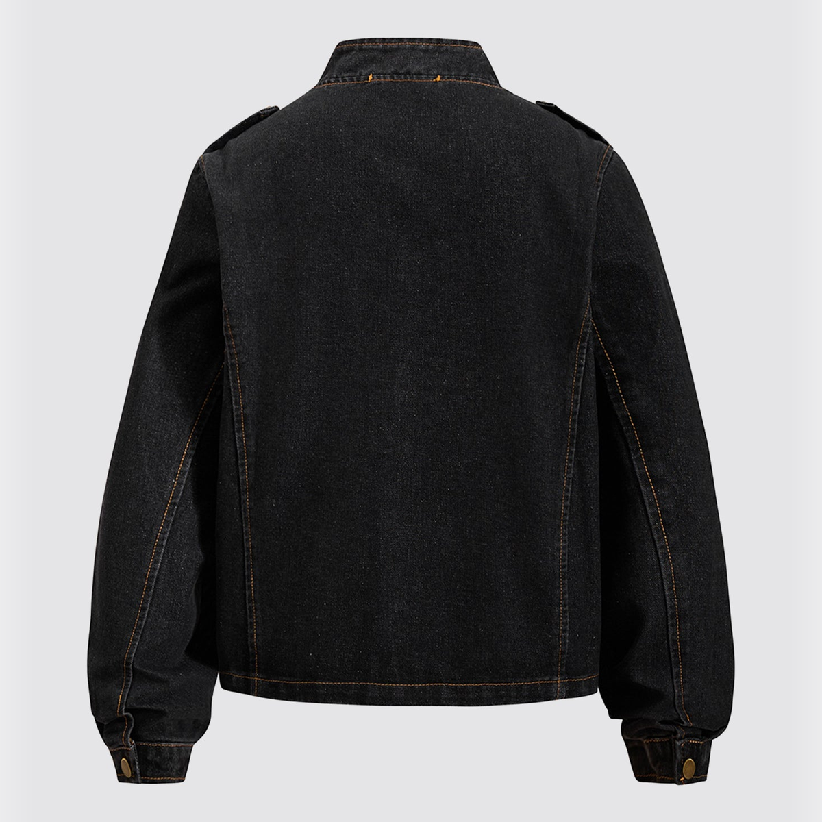 Dunmore jacket back view, black