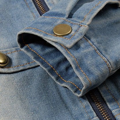 Dunmore jacket snap cuff close-up