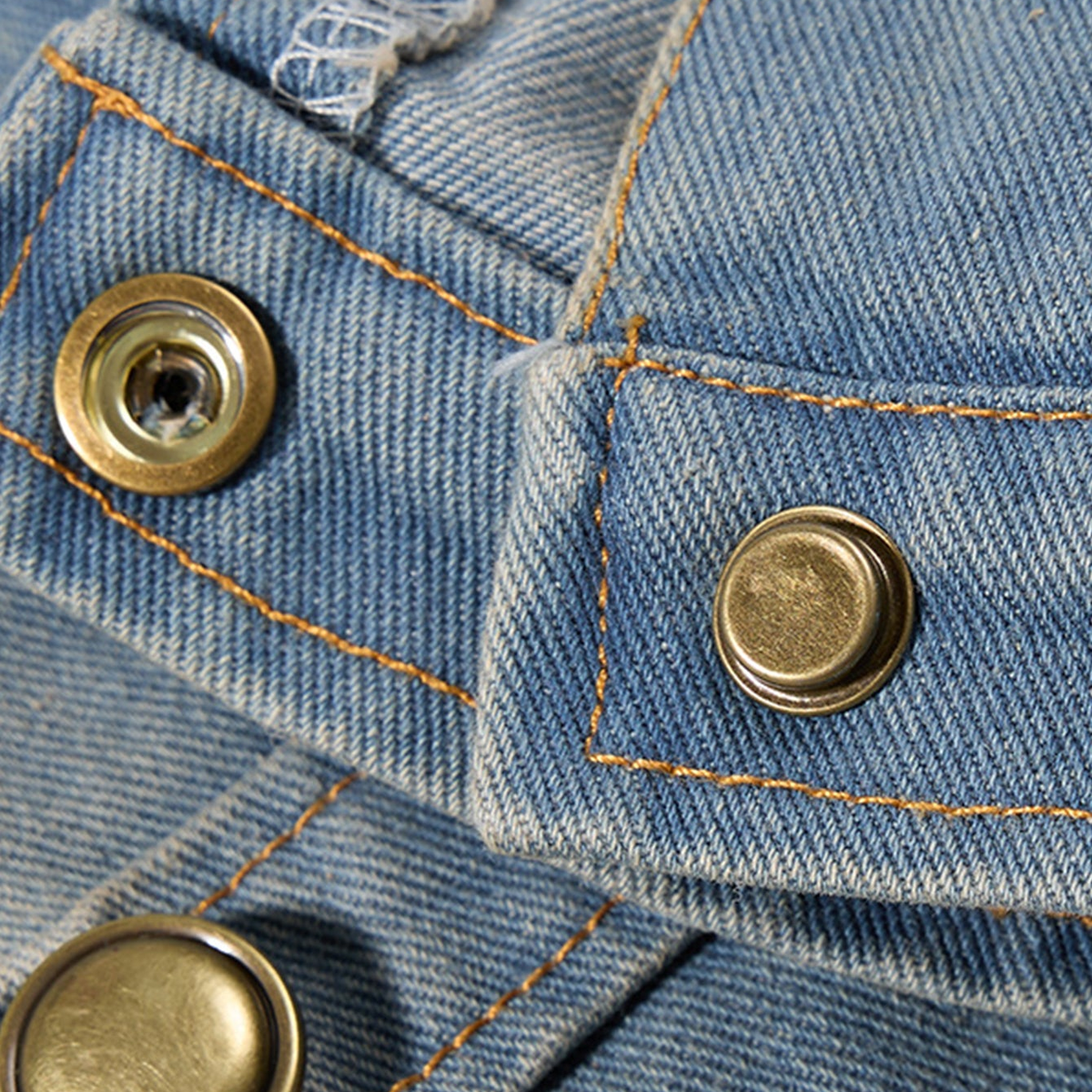 Dunmore jacket snap fastener close-up