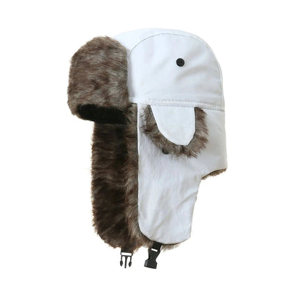 Fairbanks trapper hat in White 1