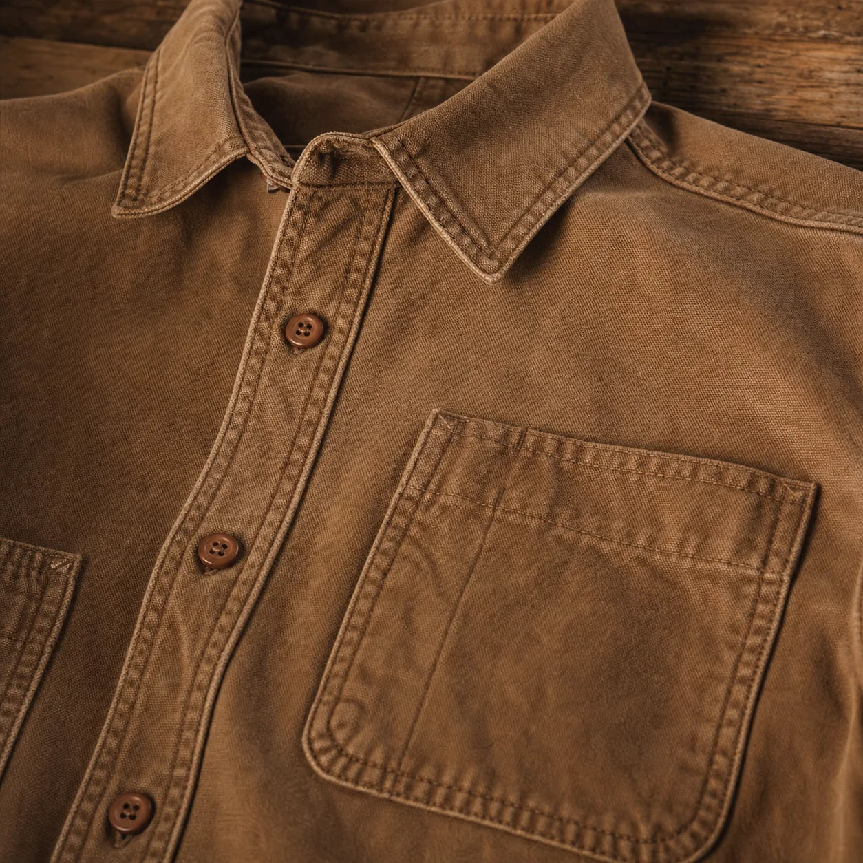 Forgeway Workwear Shirt Close Up
