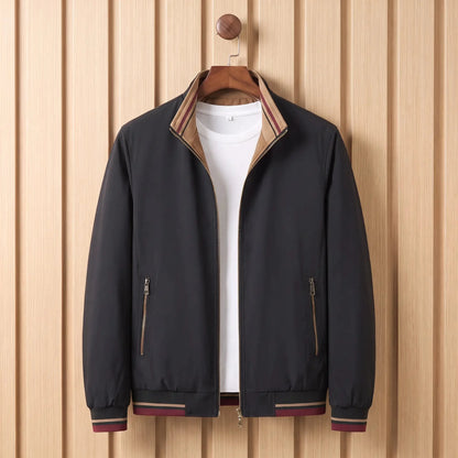 Men's stand-collar jacket in Black 1
