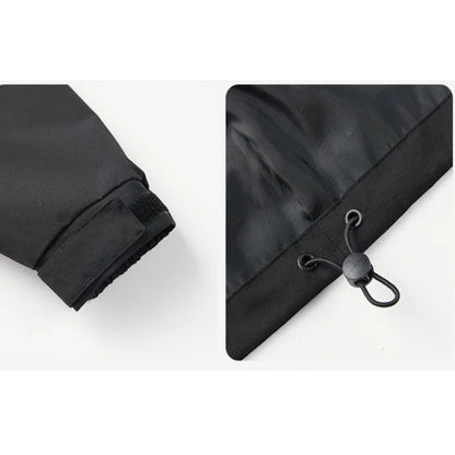 Close view of the sleeve cuff and adjustable drawcord