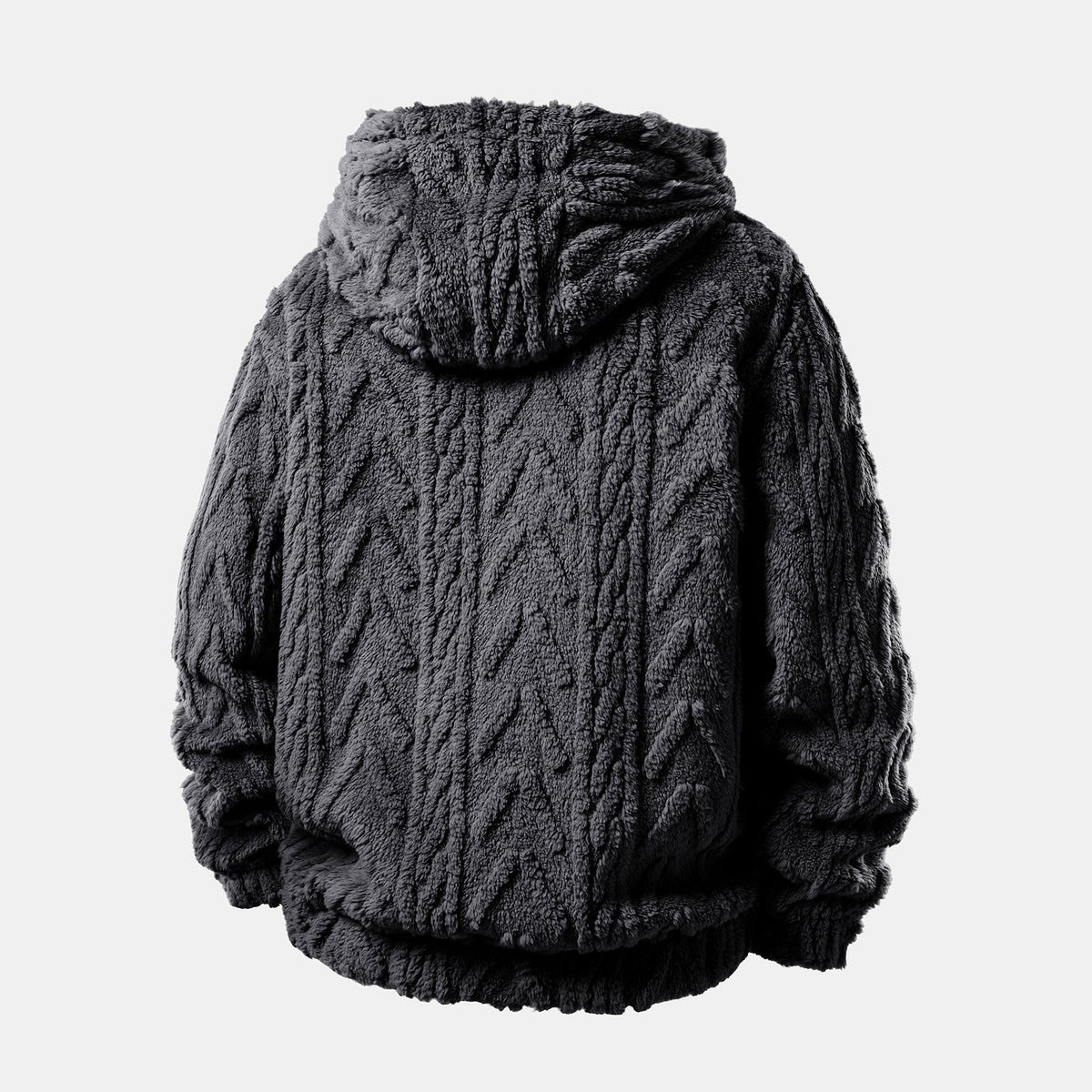Additional view 2 of the Hadwin teddy fleece hoodie