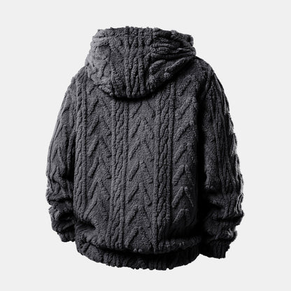 Additional view 2 of the Hadwin teddy fleece hoodie