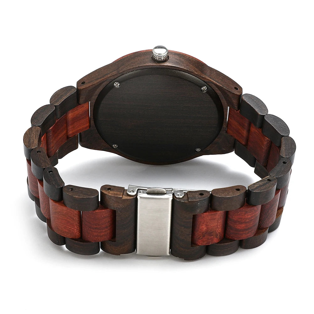 Hartley watch case back, link bracelet and folding clasp
