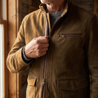 Whitmore suede field jacket in Brown 3