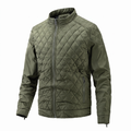 Everett quilted bomber jacket in Olive 1