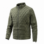 Everett quilted bomber jacket in Olive 1