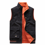 Harlan utility vest in Black/orange 1