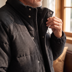 Sutton corduroy jacket in Black 3