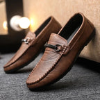 Halsey men's bar loafers in Brown 1