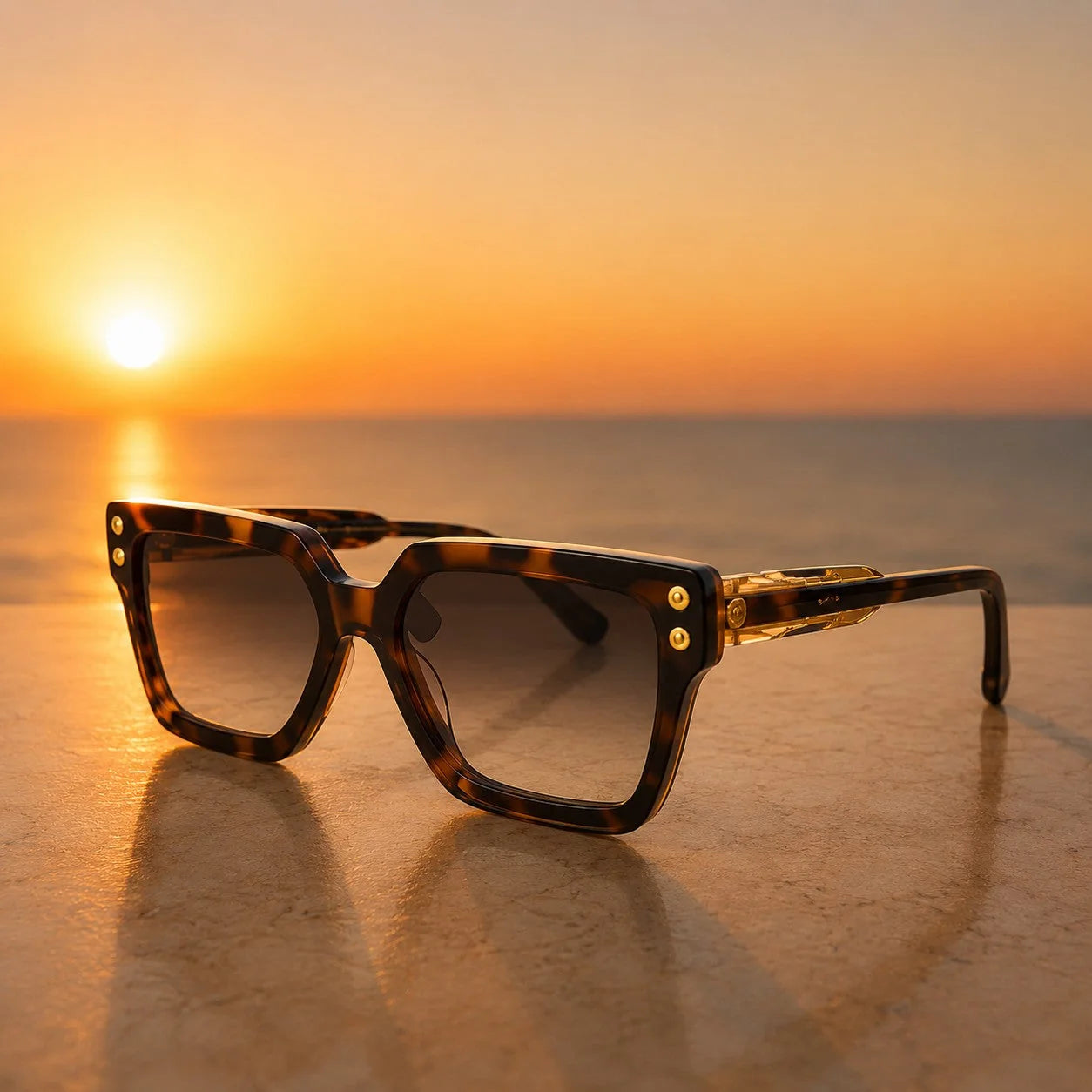 High Street Sunglasses in Brown