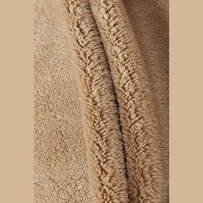 Close view of the soft curly pile that lines the parka