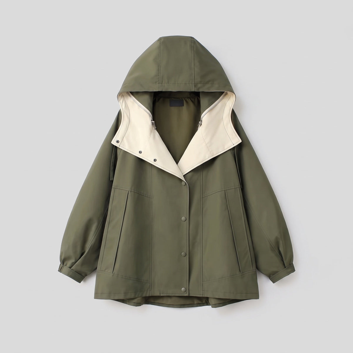 Ingleby two-tone windbreaker in Green 1