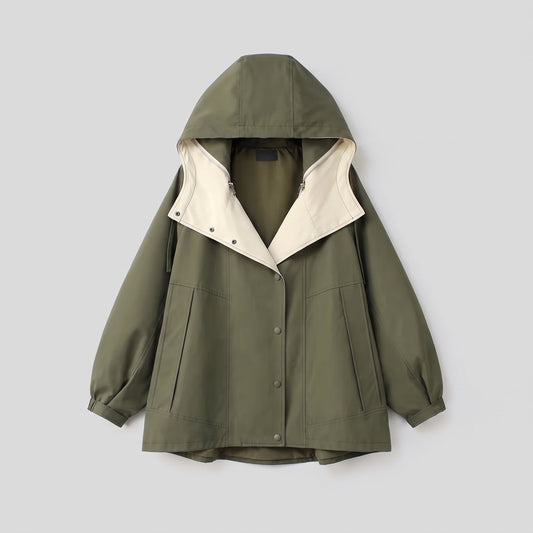Ingleby two-tone windbreaker in Green 1