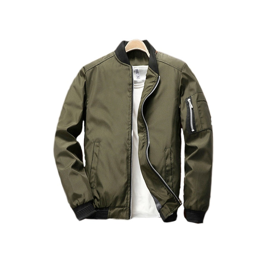 Jarrow lightweight windbreaker in Army Green 1