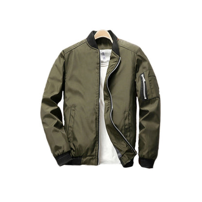 Jarrow lightweight windbreaker in Army Green 1