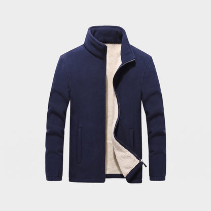 Kellam full-zip fleece jacket in Navy Blue 1