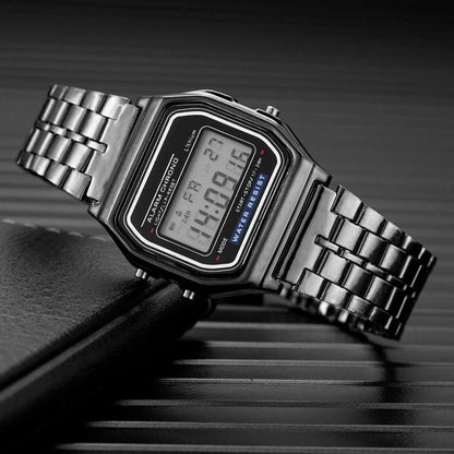 Kesler digital steel watch in Gray 1