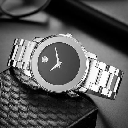 Larkin minimalist steel watch in Silver 1