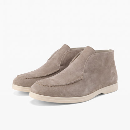 Men's high-top suede slip-on loafers hero product only in Mocha 0