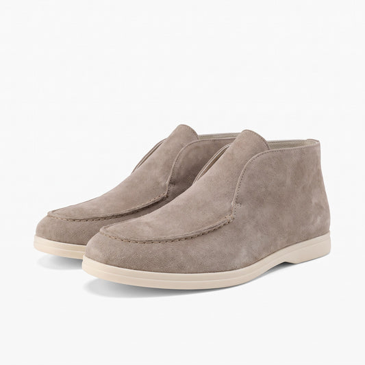Men's high-top suede slip-on loafers hero product only in Mocha 0