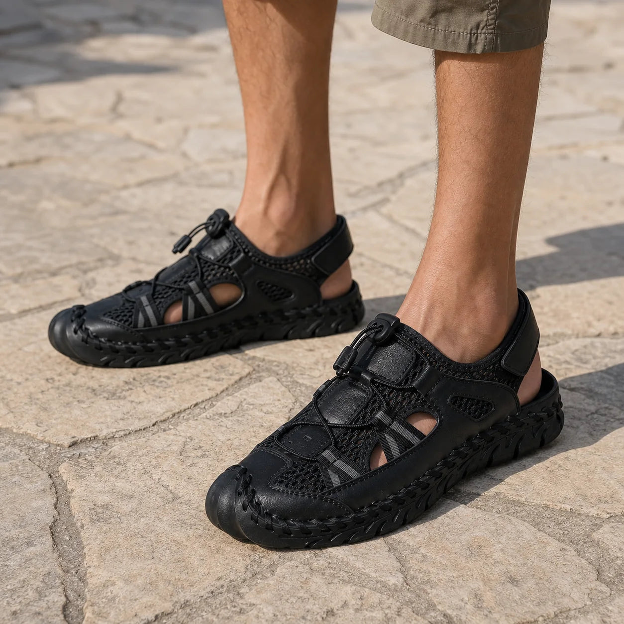 Mesh Outdoor Sandals lifestyle photo