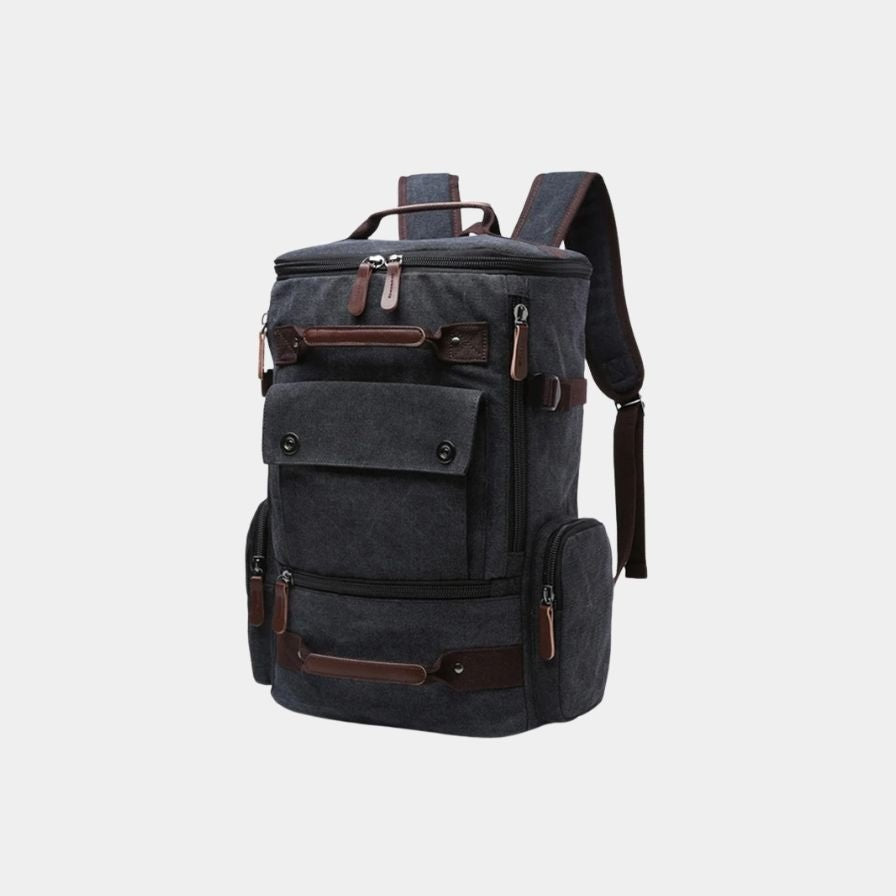 Nolan vintage backpack in Black 1