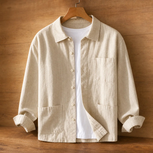 Nomad Weave Shirt Beige